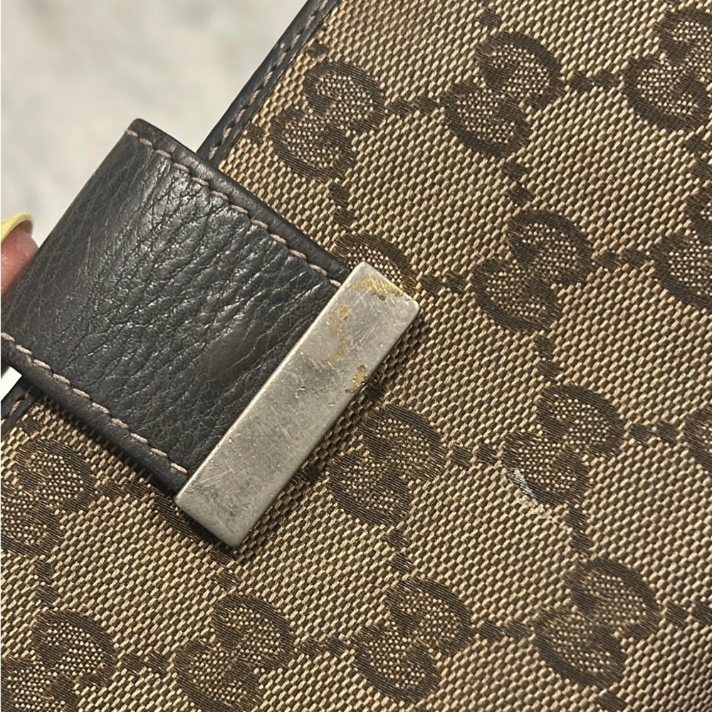 Gucci GG Canvas & Leather Continental Wallet - Picture 5 of 9